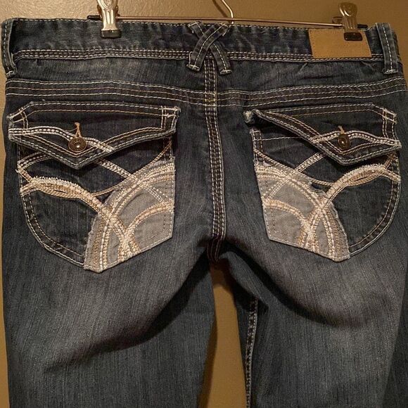 Premiere Jeans Trousers Size 9/10 Wide Leg - Picture 5 of 11